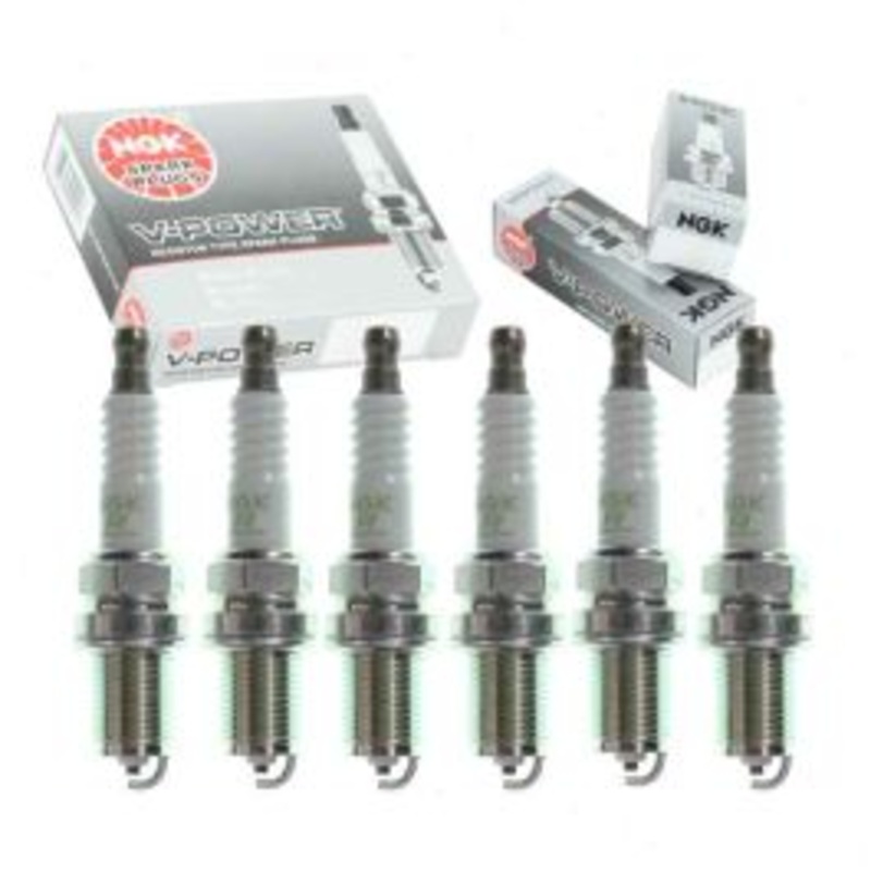 6 pc NGK V-Power Spark Plugs for 1988-1996 Jaguar Vanden Plas 3.6L 4.0L L6