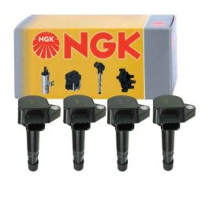 4 pc NGK Ignition Coils for 2001-2005 Honda Civic 1.7L L4