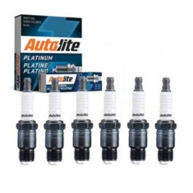 6 pc Autolite Platinum Spark Plug for 1987-1988 GMC R2500 4.8L L6