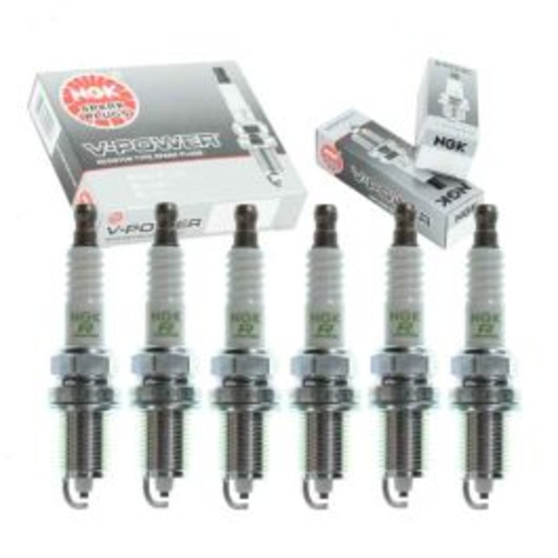 6 pc NGK V-Power Spark Plugs for 1999-2004 Honda Odyssey 3.5L V6