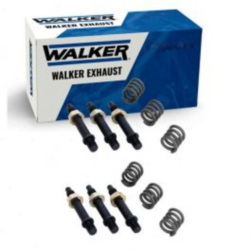 2 pc Walker Y-Pipe Inlets Exhaust Bolt & Springs for 1992-1994 Chevrolet Blazer 5.7L V8