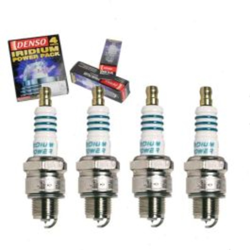 4 pc DENSO Iridium Power Spark Plugs for 1962 Triumph TR3B 2.0L L4