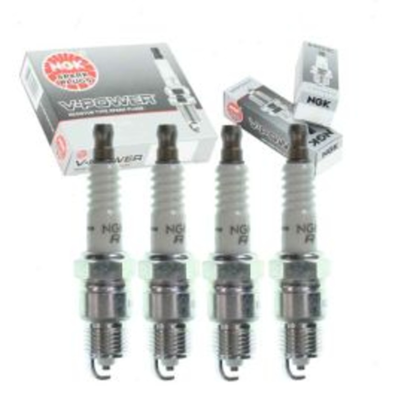 4 pc NGK V-Power Spark Plugs for 1980-1983 Buick Skylark 2.5L L4