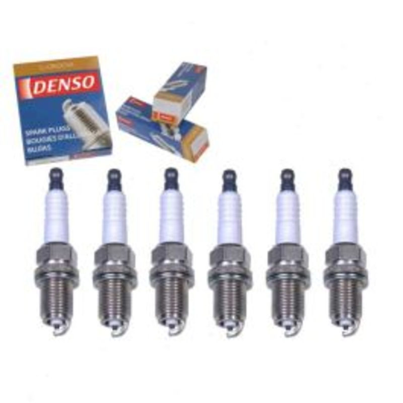 6 pc DENSO Standard U-Groove Spark Plugs for 1993-1996 Isuzu Rodeo 3.2L V6