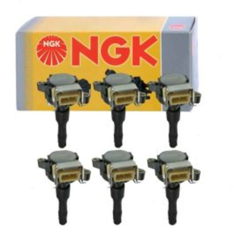 6 pc NGK Ignition Coils for 2000 BMW 323Ci 2.5L L6