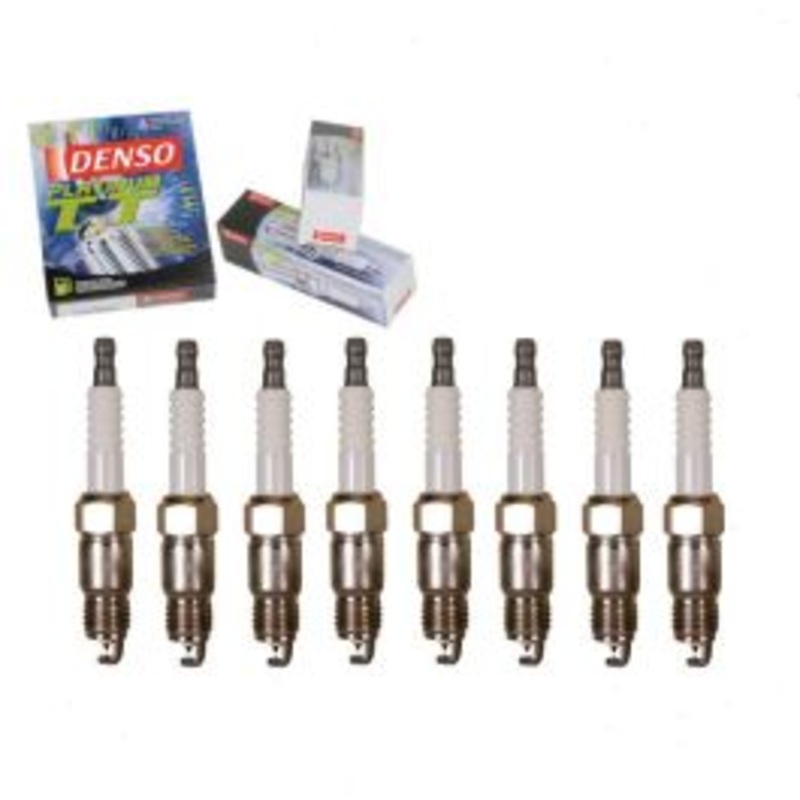 8 pc DENSO Platinum TT Spark Plugs for 1986 Chevrolet C30 5.0L V8