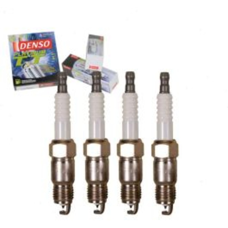 4 pc DENSO Platinum TT Spark Plugs for 1985-1987 Dodge Charger 2.2L L4