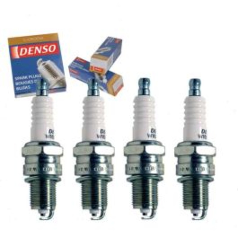 4 pc DENSO Standard U-Groove Spark Plugs for 1988 Toyota Van Wagon 2.2L L4