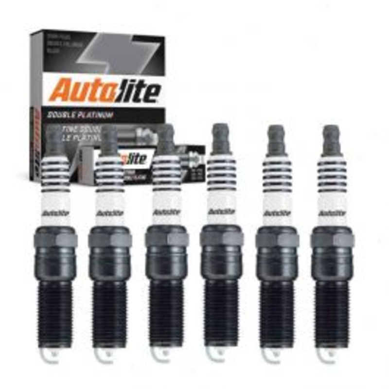 6 pc Autolite Double Platinum Spark Plug for 2008-2010 Dodge Avenger 2.7L V6
