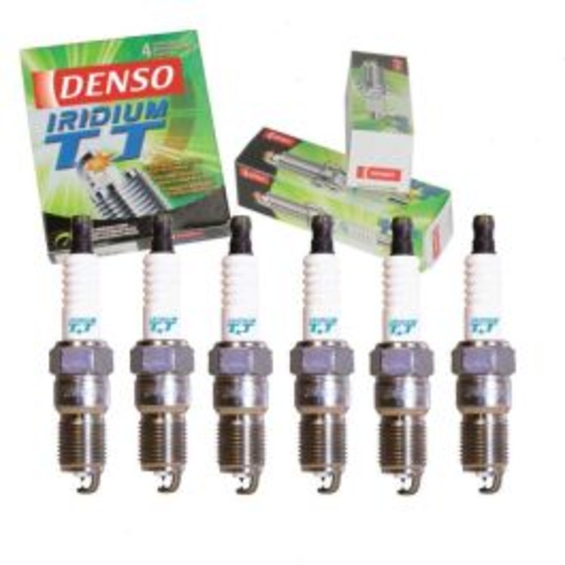 6 pc DENSO Iridium TT Spark Plugs for 2003 Ford E-150 Club Wagon
