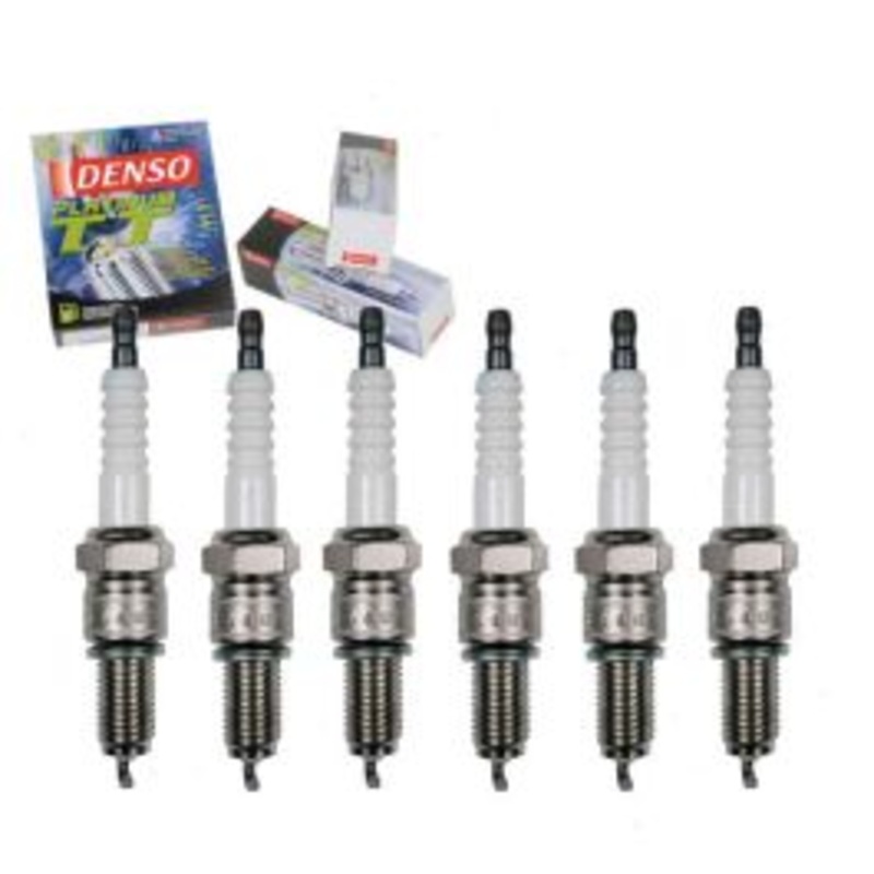 6 pc DENSO Platinum TT Spark Plugs for 1970-1972 Mercedes-Benz 250C 2.8L L6