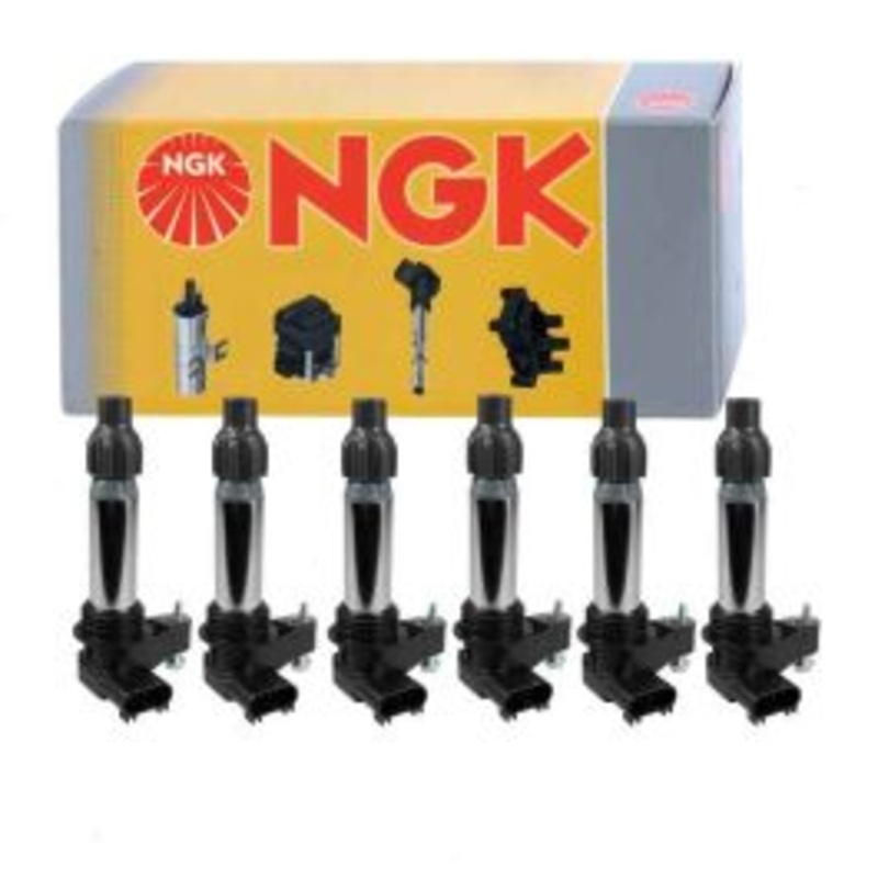 6 pc NGK Ignition Coils for 2010-2017 GMC Terrain 3.0L 3.6L V6