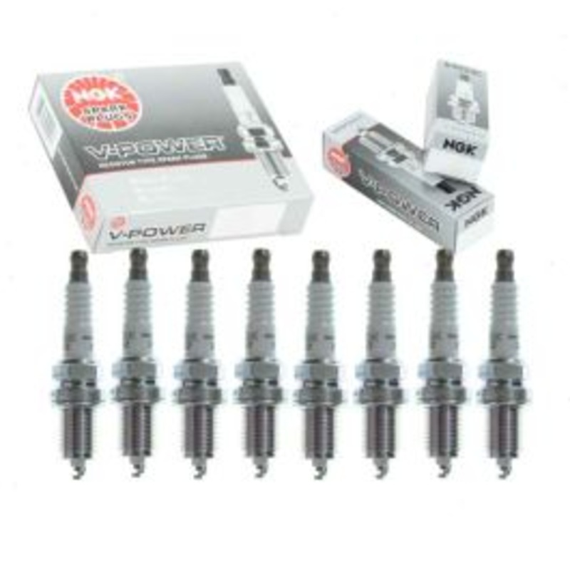8 pc NGK V-Power Spark Plugs for 1987-1990 Cadillac Brougham 5.0L V8