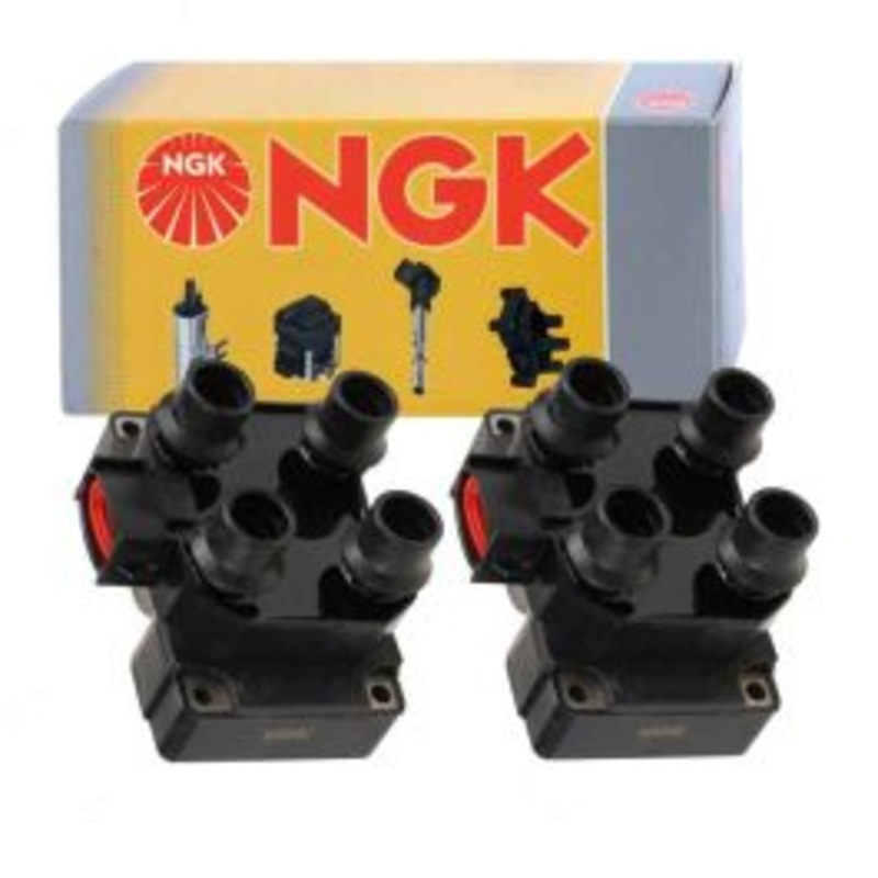 2 pc NGK Ignition Coils for 1997-1999 Ford F-150 4.6L V8