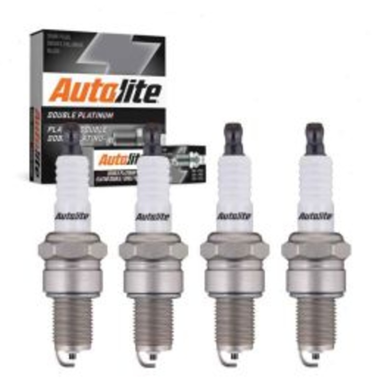 4 pc Autolite Double Platinum Spark Plug for 1961-1967 Toyota Crown 1.9L L4