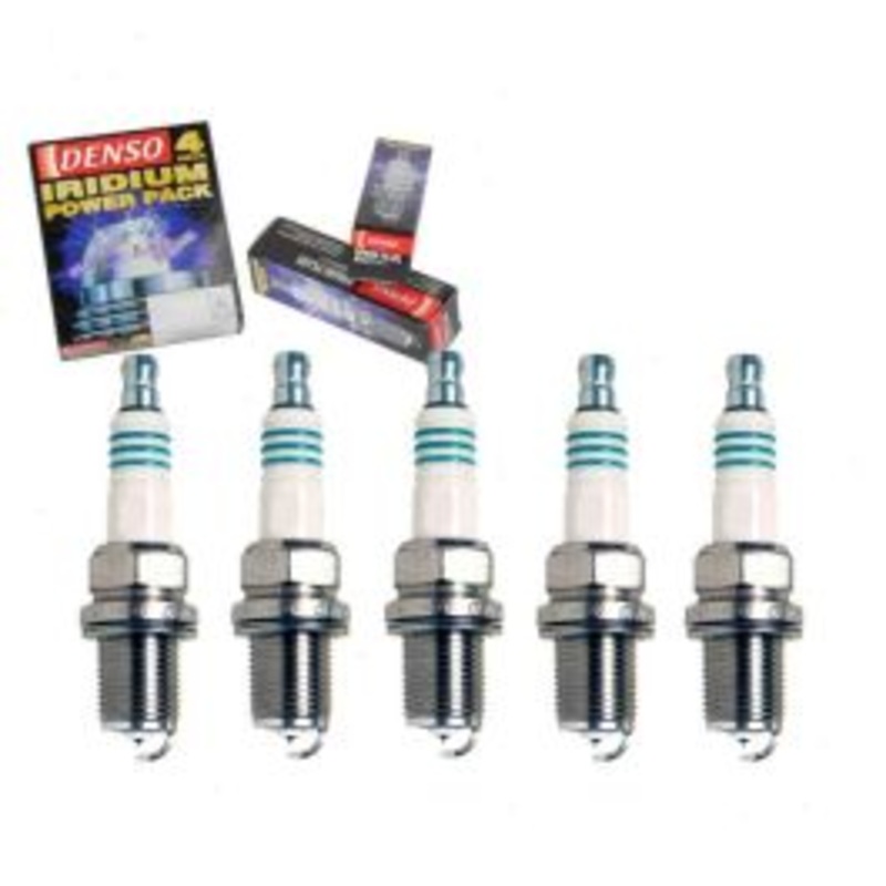 5 pc DENSO Iridium Power Spark Plugs for 1992-1994 Audi S4 2.2L L5