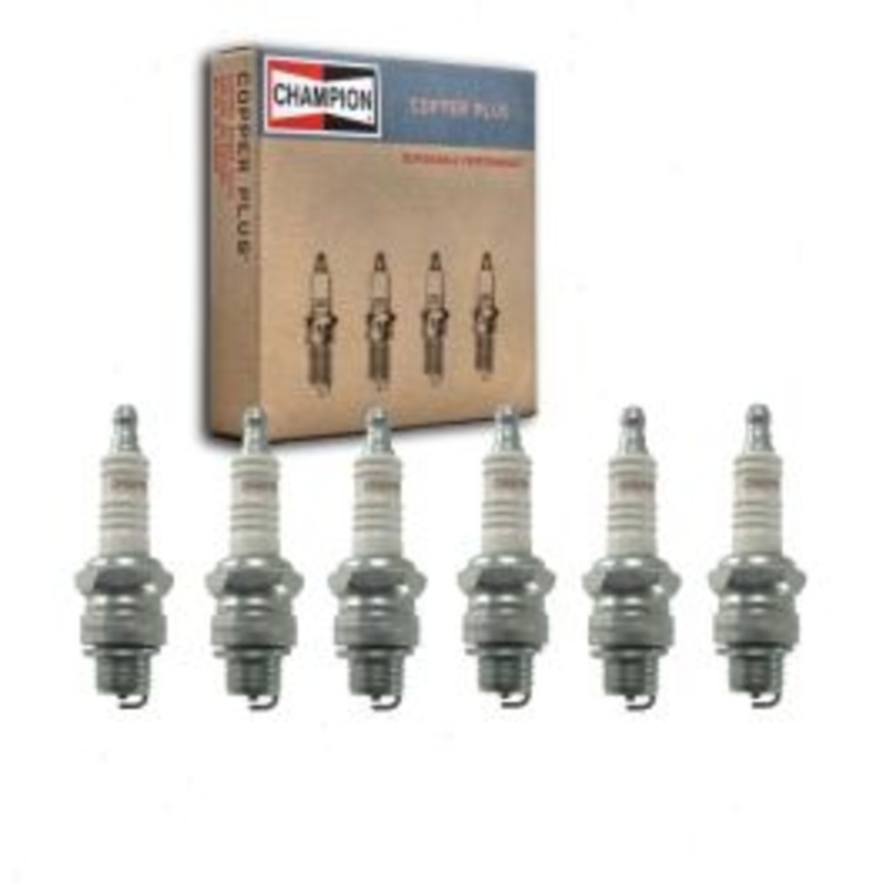 6 pc Champion Copper Plus 844S H10C Spark Plugs