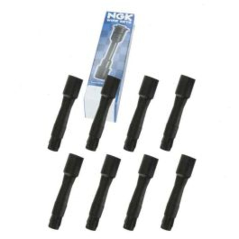 8 pc NGK Ignition Coil Boots for 1996-2001 BMW 740iL 4.4L V8