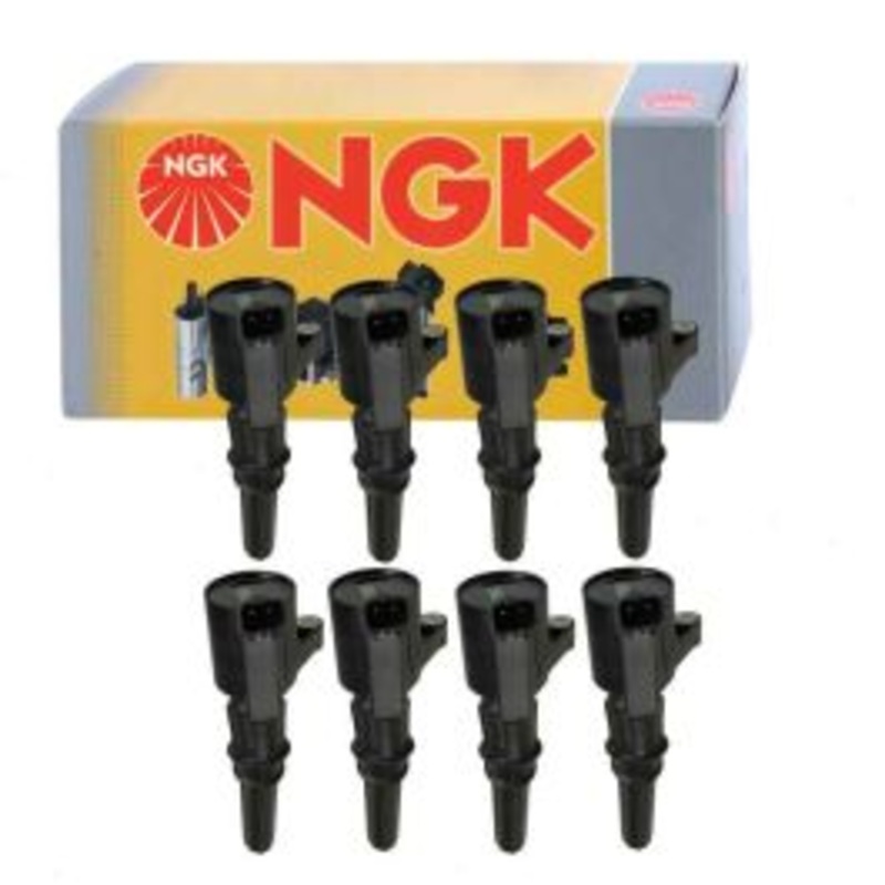 8 pc NGK Ignition Coils for 2003-2014 Ford E-250 4.6L 5.4L V8