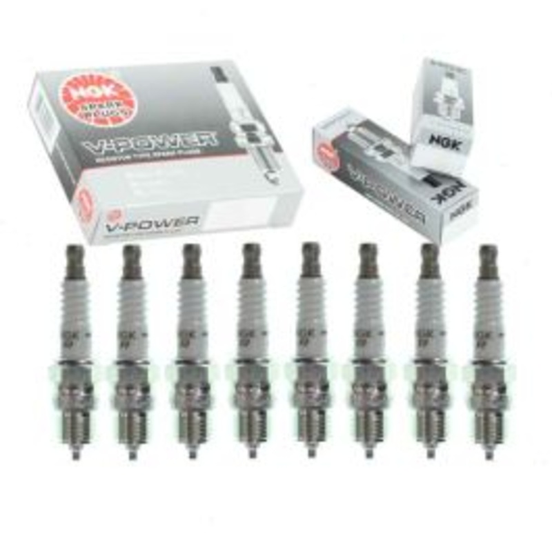 8 pc NGK V-Power 7773 UR6 Spark Plugs