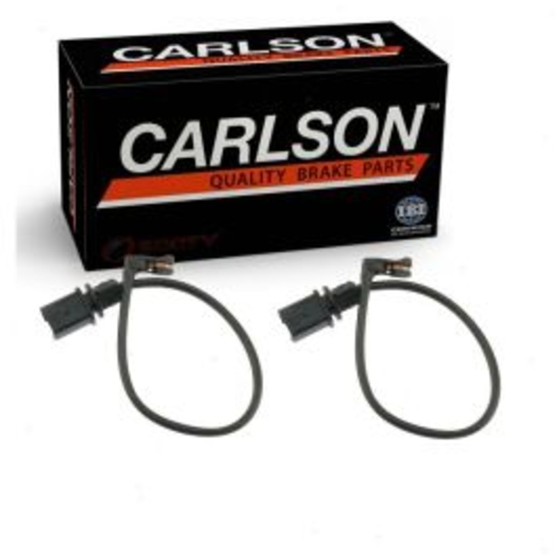 2 pc Carlson Rear Disc Brake Pad Wear Sensors for 2012-2018 Audi A7 Quattro