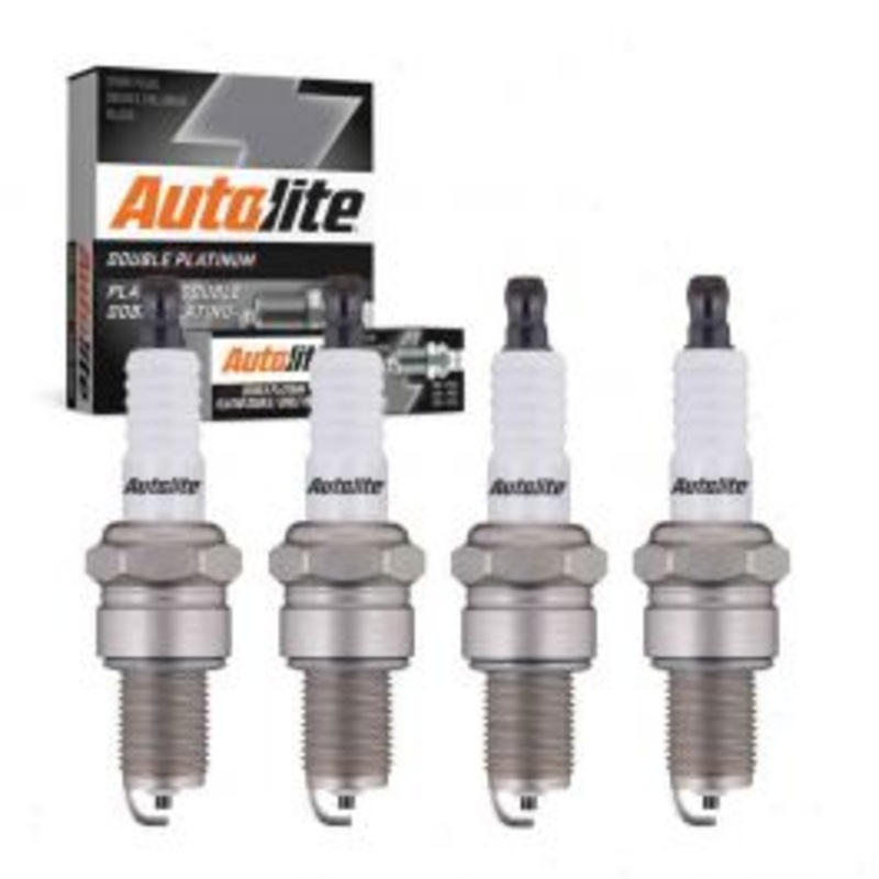 4 pc Autolite Double Platinum Spark Plug for 1978-1990 Dodge Omni 1.6L 1.7L