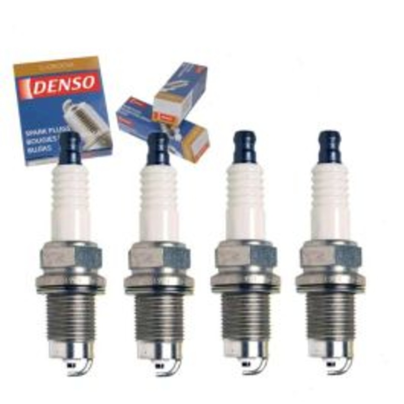 4 pc DENSO Standard U-Groove Spark Plugs for 1989-1990 Nissan 240SX 2.4L L4