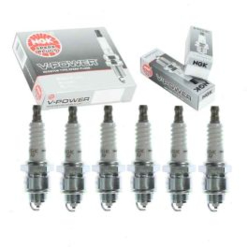 6 pc NGK V-Power 3332 XR5 Spark Plugs