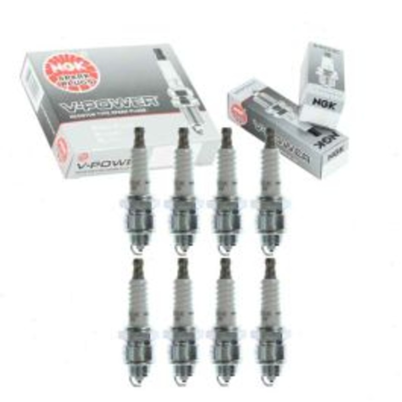 8 pc NGK V-Power Spark Plugs for 1968-1969 International 1000B 4.4L 5.0L V8
