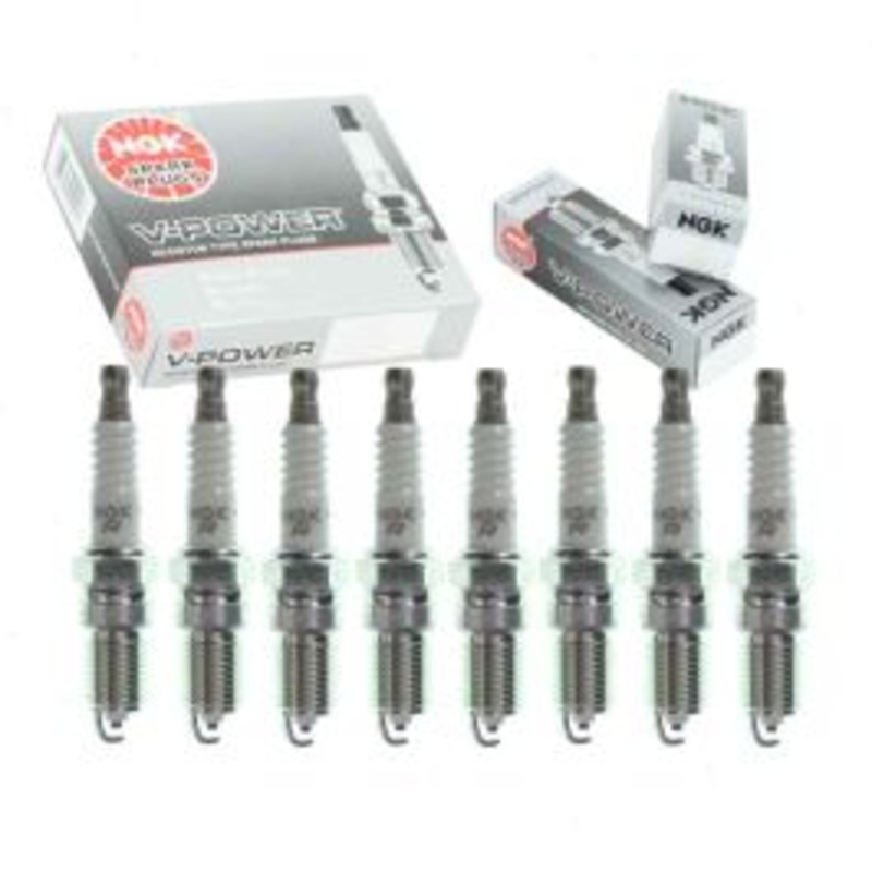 8 pc NGK V-Power Spark Plugs for 1996-2000 Chevrolet C3500 5.7L 7.4L V8