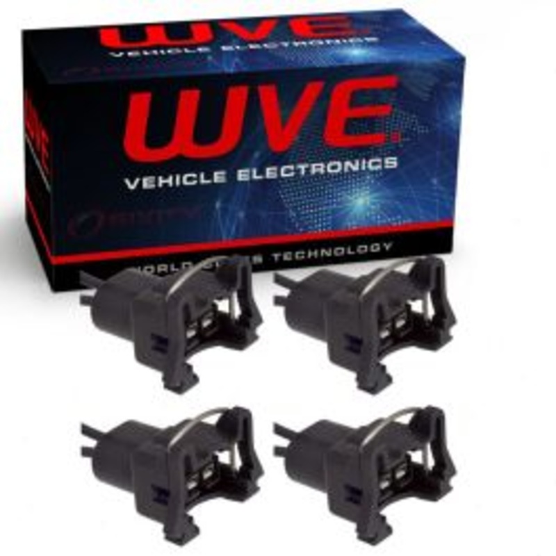 4 pc Wells WVE Fuel Injector Connectors for 1990-1992 Buick Skylark 2.3L L4