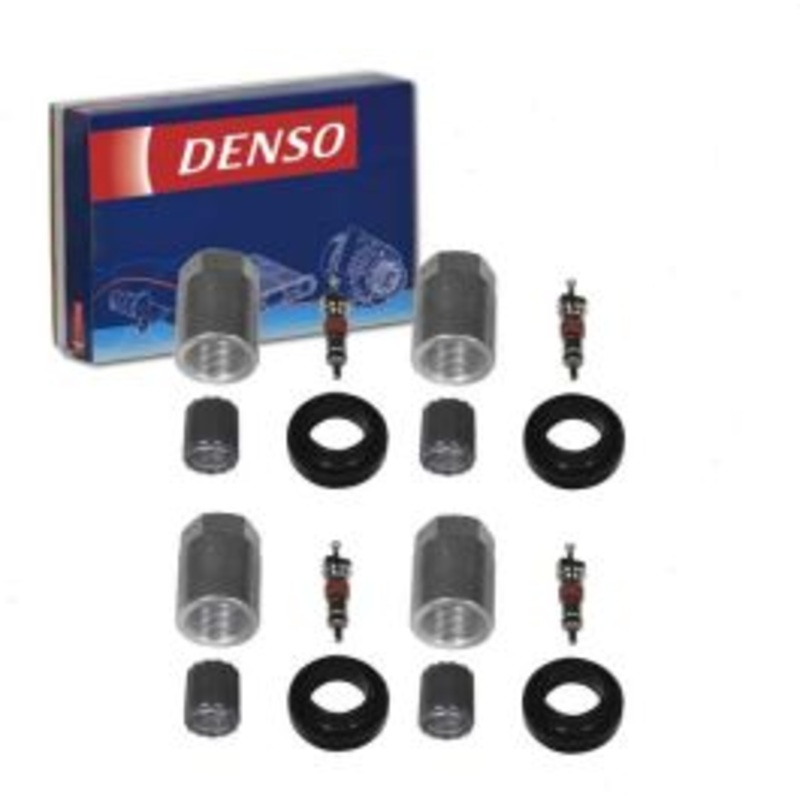 4 pc DENSO TPMS Sensor Service Kits for 2009 Pontiac Montana