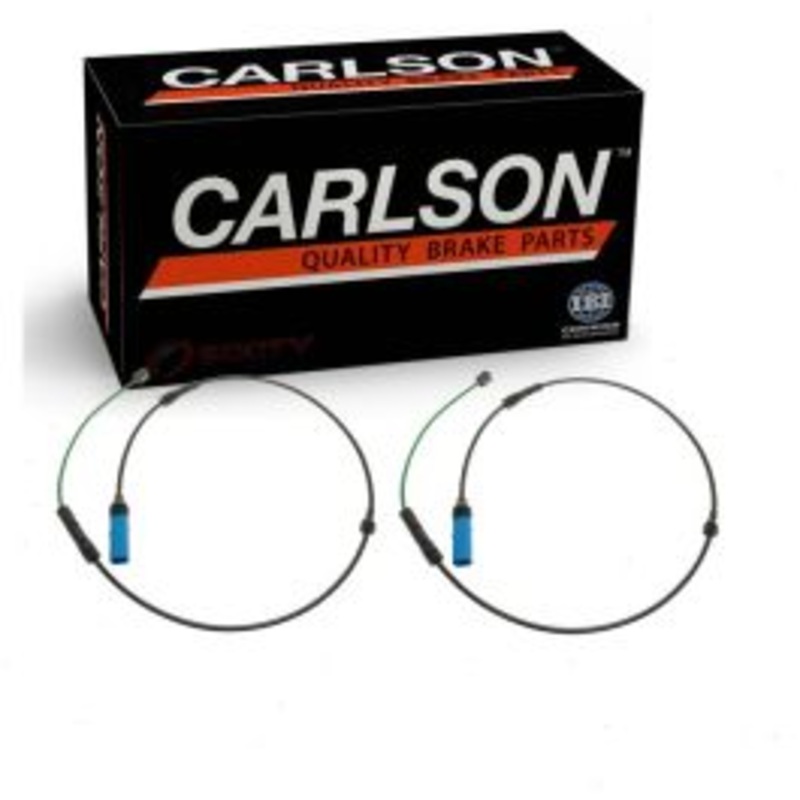 2 pc Carlson Front Disc Brake Pad Wear Sensors for 2016-2019 BMW 750i