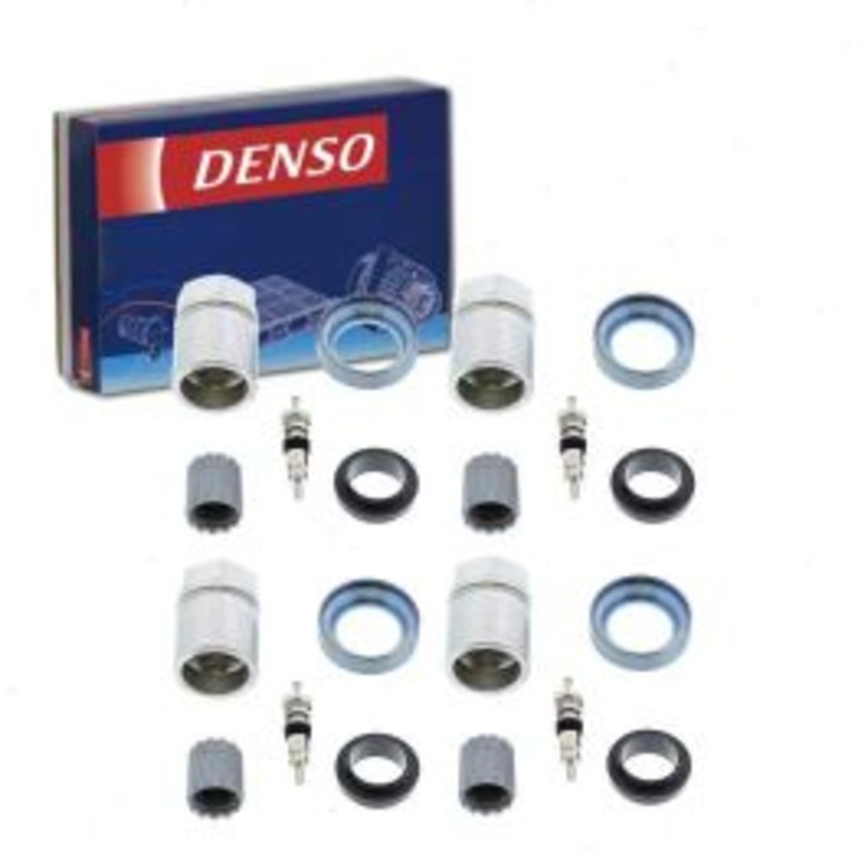 4 pc DENSO TPMS Sensor Service Kits for 2013-2015 Nissan Versa