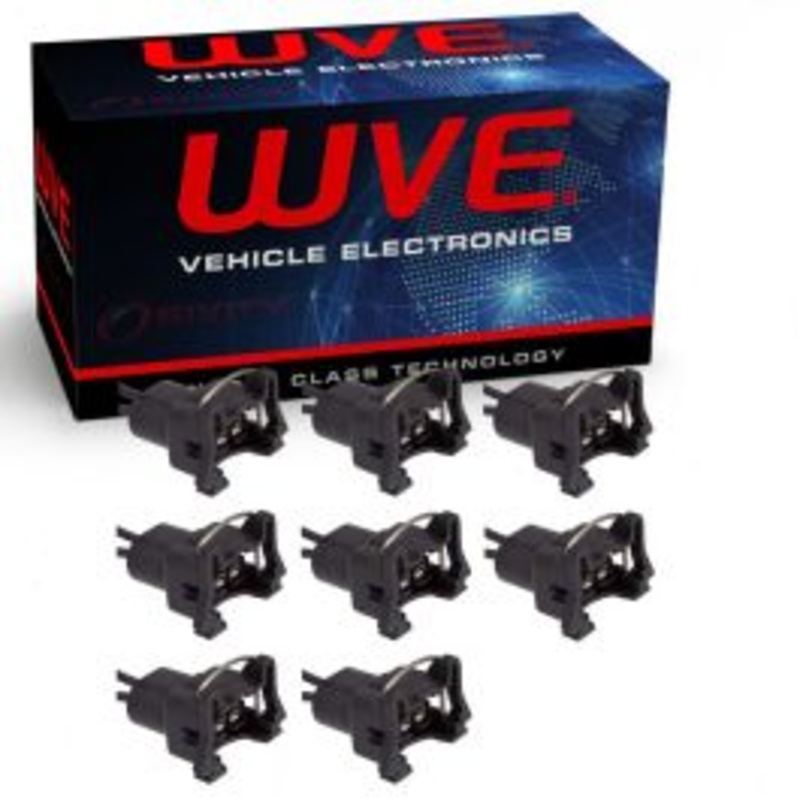8 pc Wells WVE Fuel Injector Connectors for 1996-2000 GMC C2500 C2500 Suburban C3500 K2500 K2500 Suburban K3500 P3500 Sava 7.4L V8