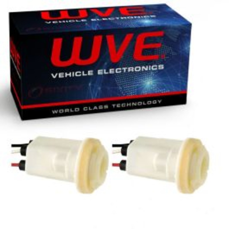 2 pc Wells WVE Rear Turn Signal Light Sockets for 1980-1986 Ford Bronco E-100 Econoline E-150 Econoline E-250 Econoline E-350 Eco