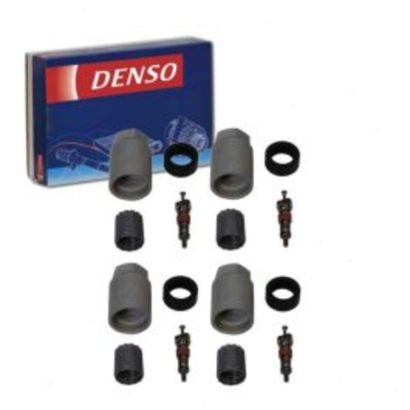 4 pc DENSO TPMS Sensor Service Kits for 2007-2013 Suzuki SX4