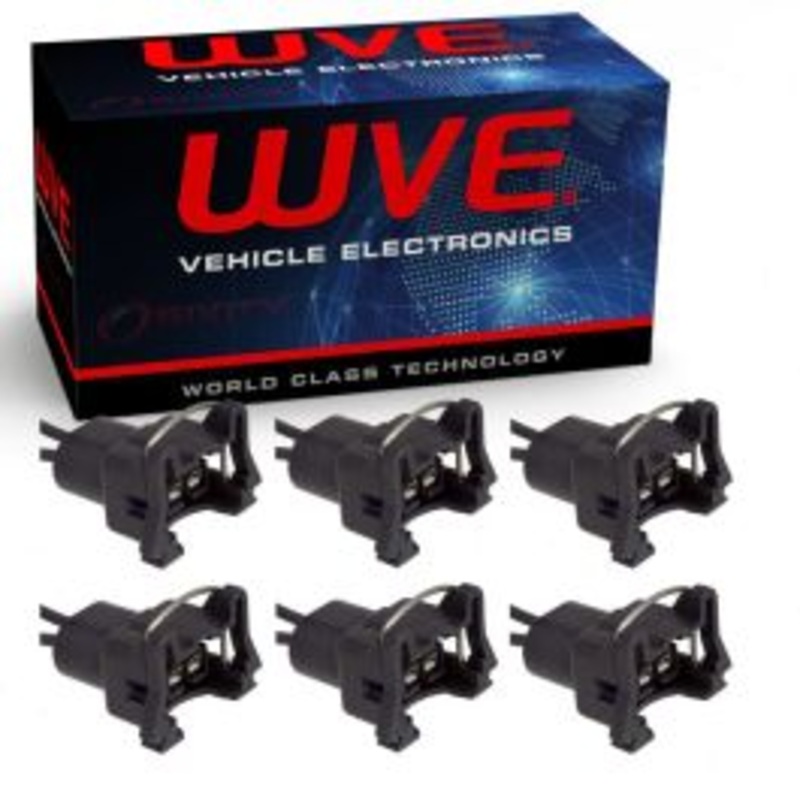 6 pc Wells WVE Vapor Canister Purge Solenoid Connectors for 1988-1995 BMW 325i 325is 525i 525iT 535i 735i 735iL M3 M5 2.5L 3.0L 3.5L 3.6L L6