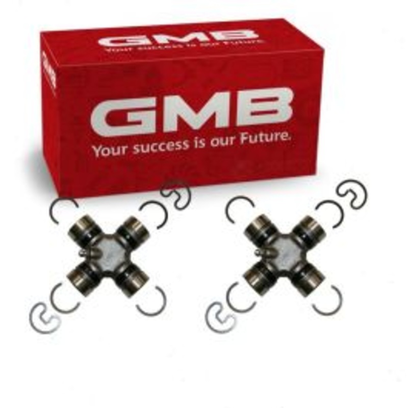 2 pc GMB Front Shaft Front Universal Joints for 2004-2005 GMC Envoy XUV