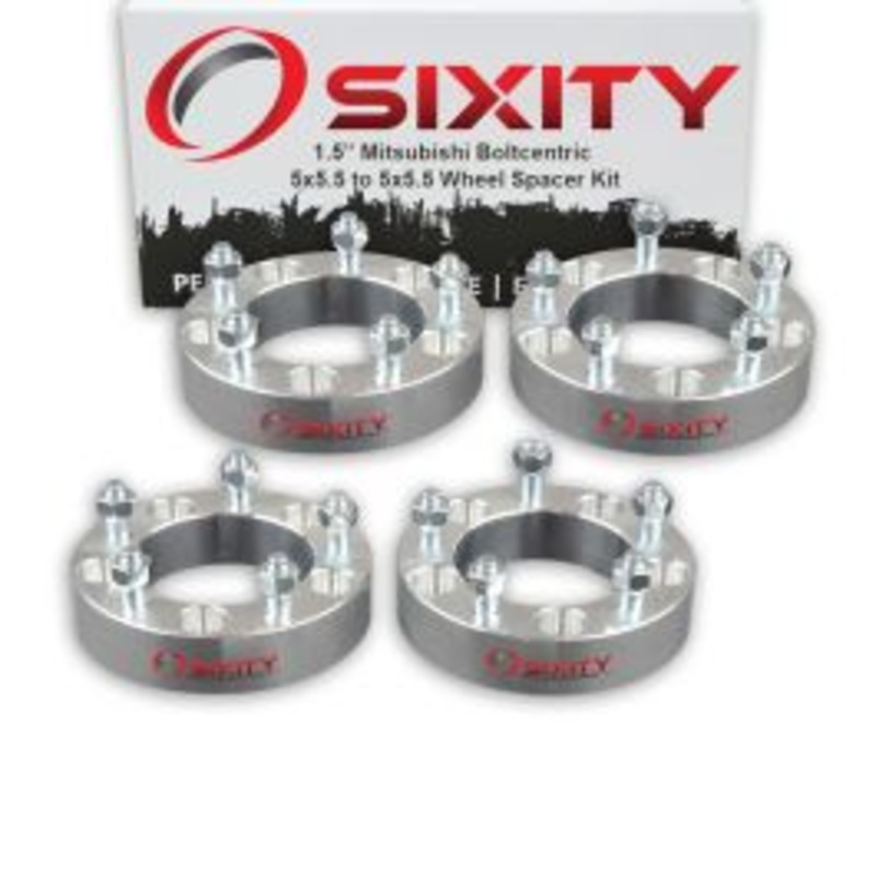Sixity 4 pc 1.5" Thick Wheel Spacers - Mitsubishi Raider - 5x5.5