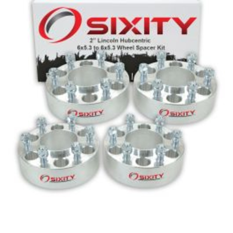 Sixity 4 pc 2" Thick Hubcentric Wheel Spacers - Lincoln Mark LT Navigator - 6x5.3