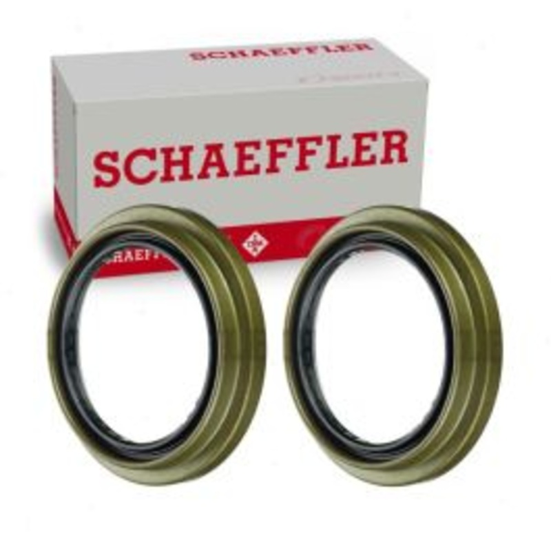 2 pc Schaeffler Front Wheel Seals for 2004-2014 Ford E-250