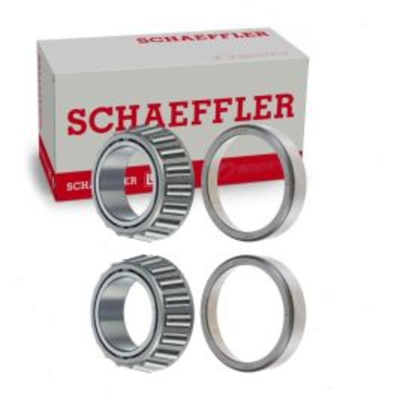 2 pc Schaeffler Front Inner Wheel Bearings for 1984-1986 Mercury Capri 2.3L 5.0L L4 V8