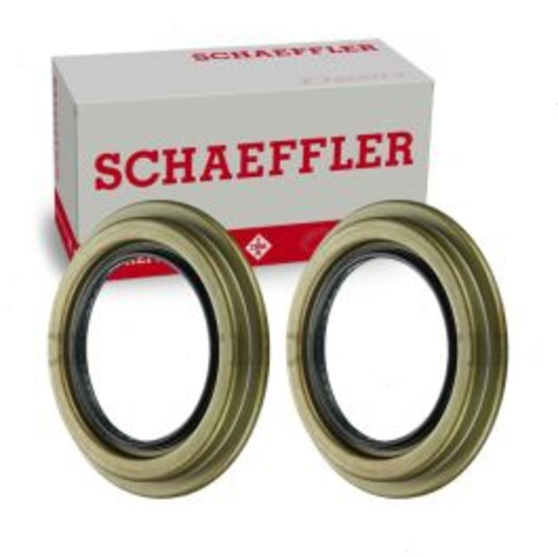 2 pc Schaeffler Front Wheel Seals for 2017-2019 Ford F-550 Super Duty