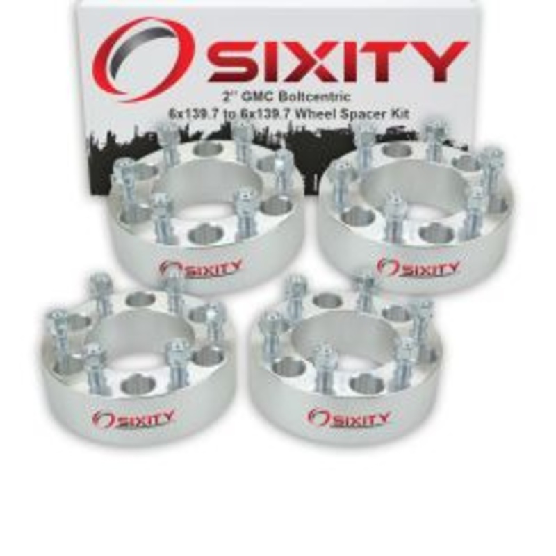 Sixity 4 pc 2" Thick Wheel Spacers - GMC Savana 1500 - 6x139.7mm