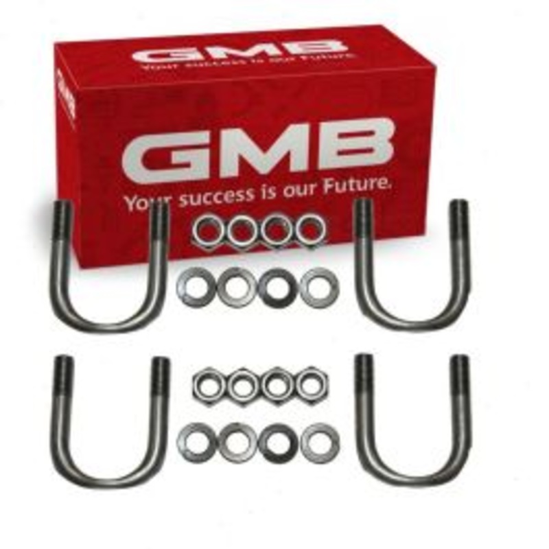 2 pc GMB Front Shaft All Universal Joint U-Bolt Kit for 2006-2008 Lincoln Mark LT