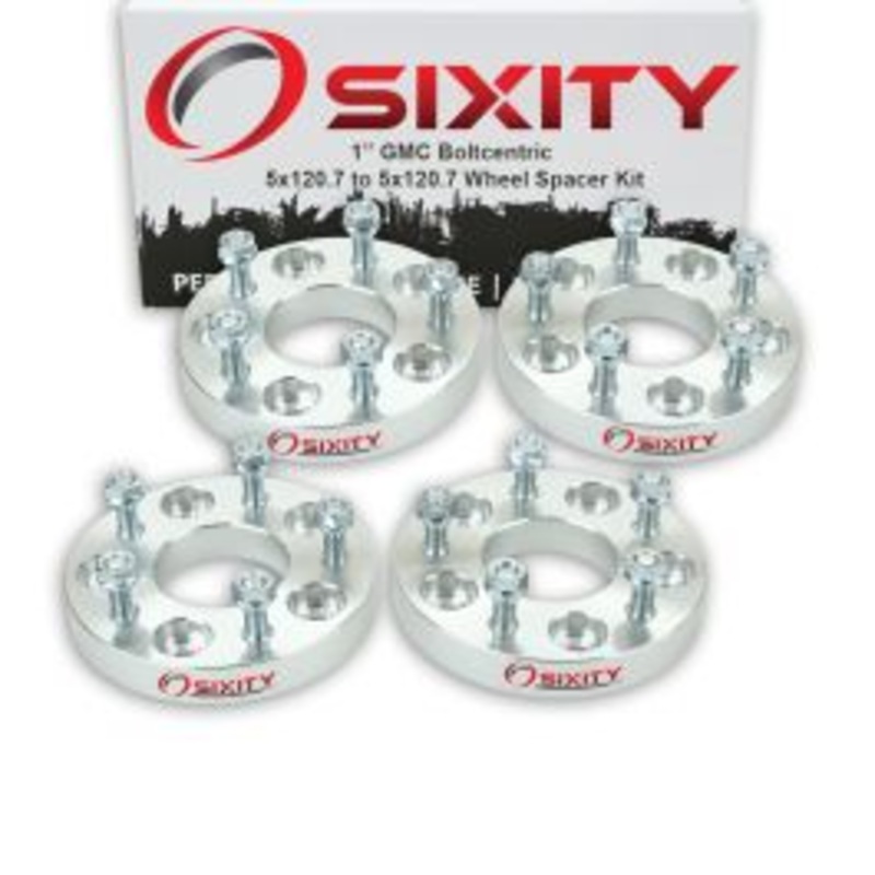 Sixity 4 pc 1" Thick Wheel Spacers - GMC Jimmy Sonoma - 5x120.7mm
