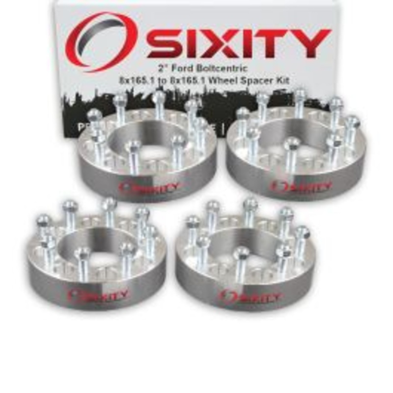 Sixity 4 pc 2" Thick Wheel Spacers - Ford F350 Pickup Truck - 8x165.1mm