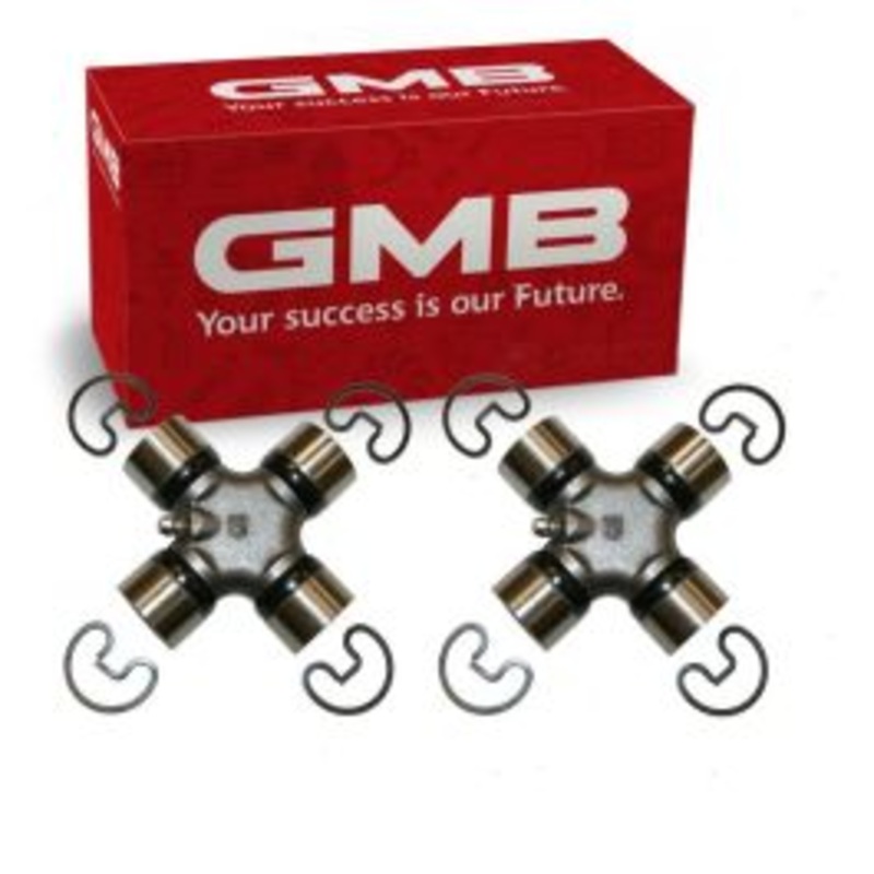 2 pc GMB Front Shaft All Universal Joints for 1967-1969 GMC K25 K2500 Pickup