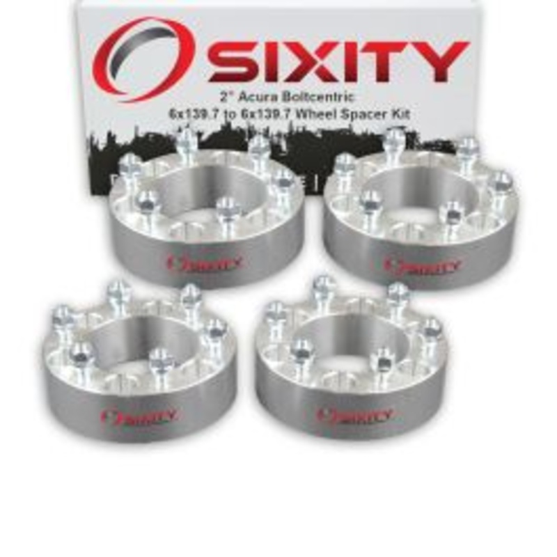Sixity 4 pc 2" Thick Wheel Spacers - Acura SLX - 6x139.7mm